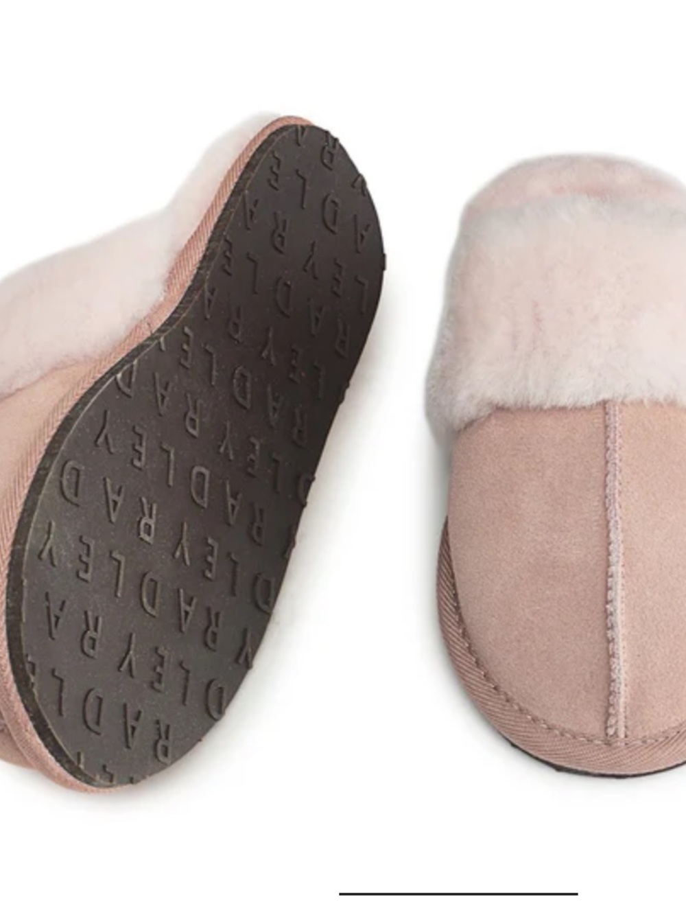 Radley London Chelsea Creek 2.0 Shearling Mule Women’s Slipper Size 6 in Pink - Picture 5 of 11